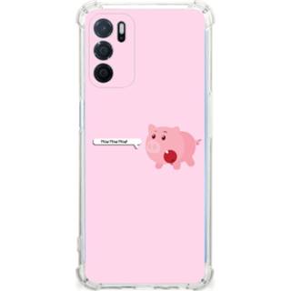 👉 OPPO A16 | A16s | A54s Stevig Bumper Hoesje Pig Mud