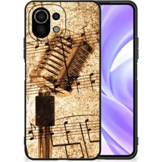 👉 Bladmuziek silicone Xiaomi 11 Lite 5G NE | Mi Back Case 8720632120168