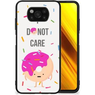 👉 Coverhoes roze Xiaomi Paco X3 | Pro Back Cover Hoesje Donut 8720632201768