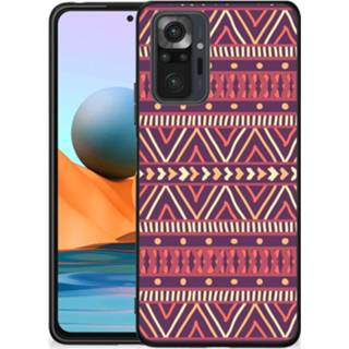 👉 Paars Xiaomi Redmi Note 10 Pro Back Case Aztec 8720632225344