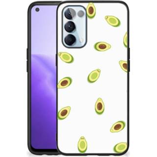 👉 Coverhoes OPPO Reno5 5G | Find X3 Lite Back Cover Hoesje Avocado 8720632068705