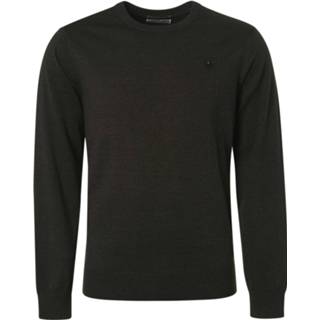 👉 Pullover m male groen No Excess crewneck 2 coloured melang moss 8720151274649