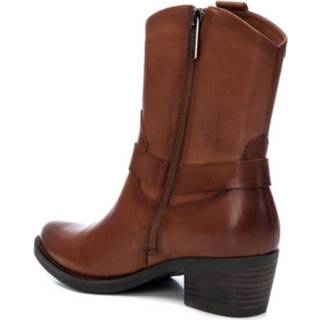 Cowboylaars vrouwen damesschoenen cognac Carmela Cowboy laarsje piel camel 67386 8434739980043 8434739923248