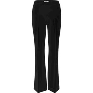 👉 Broek kant vrouwen zwart Summum 4s2197-11498 trousers boot cut punto milano