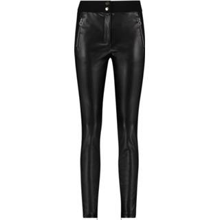 👉 PU katoen m broeken vrouwen zwart Aaiko Solsa 551