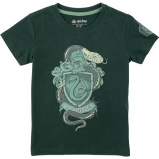 👉 Shirt groen unisex kraagvorm donkergroen Harry Potter - Slytherin T-shirt 4064854413641