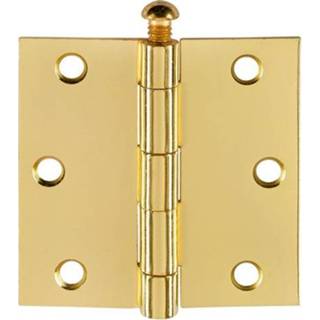 👉 Scharnier met stalen pen 76x76mm vermessingd 8711613883080