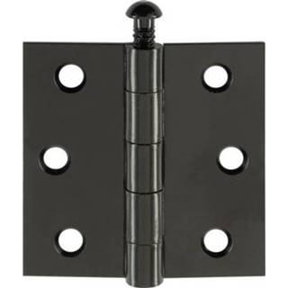 👉 Scharnier zwart 63x63mm 2 stuks 8711613882250
