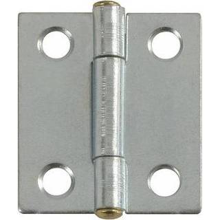 👉 Scharnier gegalvaniseerd met koperen pen 22x25mm 4 stuks 8711613879359