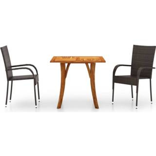 Tuinset bruin active 3-delige 8720286409831