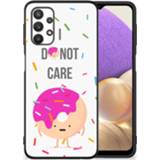 👉 Coverhoes roze Samsung Galaxy A32 5G Back Cover Hoesje Donut 8720632645708