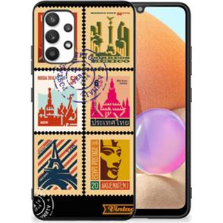 👉 Postzegel Samsung Galaxy A32 4G | 5G Enterprise Editie TPU Backcover Postzegels 8720632646217