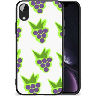 👉 Coverhoes Apple iPhone XR Back Cover Hoesje Druiven 8720632622419