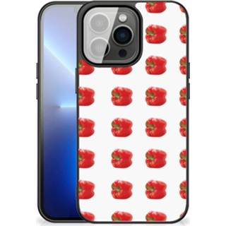 👉 Coverhoes rood IPhone 13 Pro Max Back Cover Hoesje Paprika Red 8720632748003