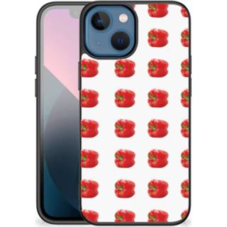 👉 Coverhoes rood Apple iPhone 13 mini Back Cover Hoesje Paprika Red 8720632688217