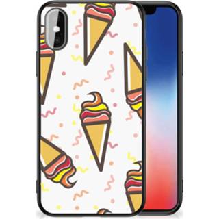 👉 Coverhoes x XS IPhone | Back Cover Hoesje Icecream 8720632936288