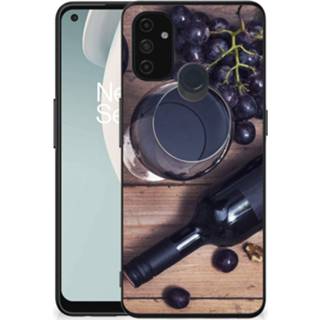 👉 Coverhoes OnePlus Nord N100 Back Cover Hoesje Wijn 8720632873392