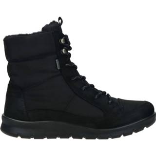 👉 Veterboots leer vrouwen zwart ECCO Babett goretex veterboot 809704713656