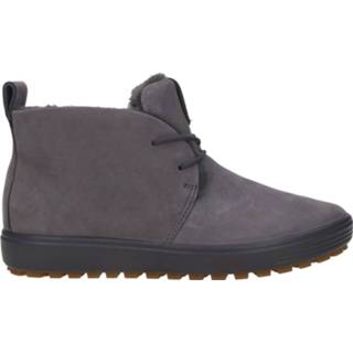 👉 Veterboots leer damesschoenen vrouwen grijs ECCO Tred veterboot 194890315143