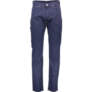 👉 Broek katoen broeken male blauw Gant 1801.1007308 7325701376111