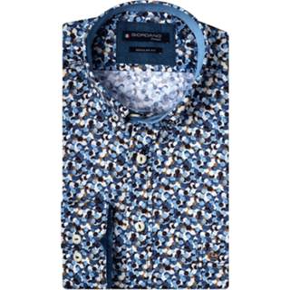 👉 Casual shirt XL overhemden male blauw Giordano