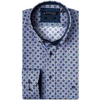 👉 Casual shirt l overhemden male blauw Giordano