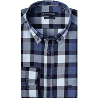 👉 Casual shirt XXL overhemden male blauw Giordano