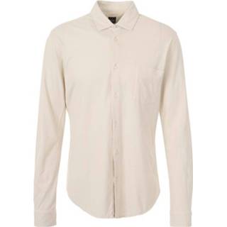 👉 Overhemd katoen l male beige Hugo Boss slim fit 4021402685998