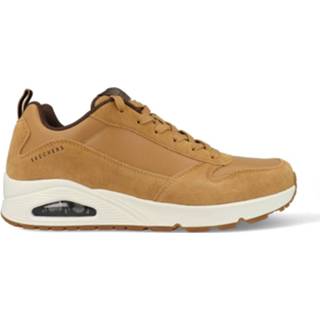 👉 Bruin suede mannen Skechers Stacre 52468/WSK maat