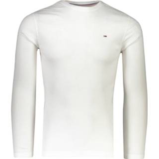 👉 Shirt katoen l male wit Tommy Hilfiger Lange mouw t-shirt 2000005791567
