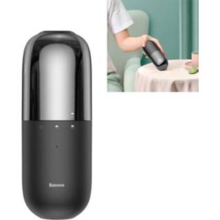 👉 Stofzuiger zwart active Baseus C1 Capsule Huishoudelijke Draadloze Draagbare Mini Handheld Krachtige (Zwart)