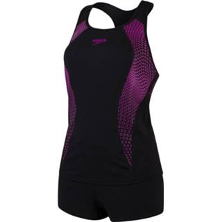 👉 Tankini vrouwen zwart paars adult Speedo END - Placement Racerback 5053744552156