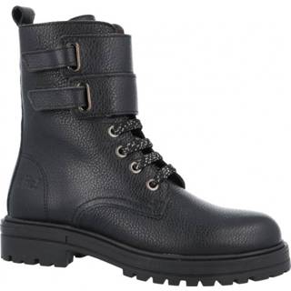 👉 Veterboots meisjes vrouwen zwart Clic!