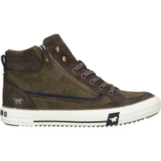 👉 Veterboots synthetisch herenschoenen male groen Mustang Veterboot 4060891890360