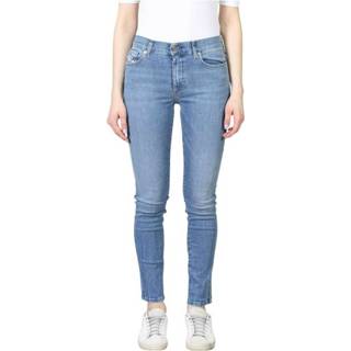 👉 W27 W26 W24 W28 W25 W29 vrouwen blauw Pantaloni 1640030761367