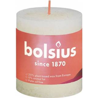 👉 Kaars parel Bolsius 80X68mm Soft 8717847142863