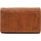 👉 Portemonnee cognac leer volwassenen unisex nederlands drukknopen Bear Design met Overslag Sweety 8717741056662