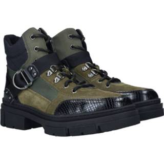👉 Veterboots print damesschoenen vrouwen leer Tamaris Veterboot 4064194763499 4064194763482 4064194763505