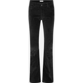 👉 Broek EVA katoen broeken vrouwen zwart Fabienne Chapot Fc corduroy flared trousers