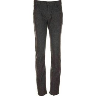 👉 Broek broeken male grijs Alberto wool pipe