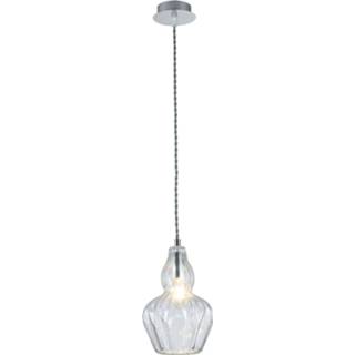 👉 Hang lamp glas metaal transparant a++ Hanglamp Eustoma met helder