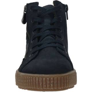 👉 Veterboots kunststof laag textiel active blauw Rieker Veterboot 4060596219336