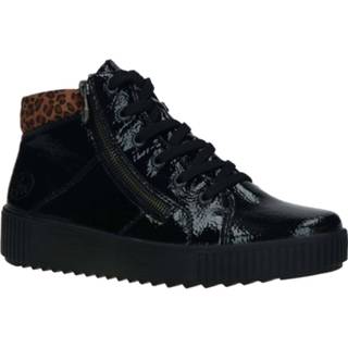 Rieker Veterboot damesschoenen vrouwen zwart synthetisch M6434 Veterboots damesschoenen vrouwen zwart synthetisch Rieker Veterboot 4060596781529