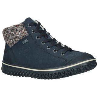 👉 Veterboots damesschoenen blauw vrouwen synthetisch Rieker Veterboot 4059954981022 4059954981039 4059954981046