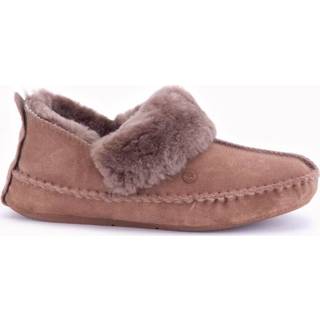 👉 Pantoffels suede 36 vrouwen bruin Warmbat Barrine BAR341055 Mud Bruin-36 maat 8719394129625