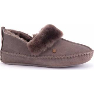 👉 Pantoffels bruin suede vrouwen Warmbat Barrine BAR341088 Pebble maat