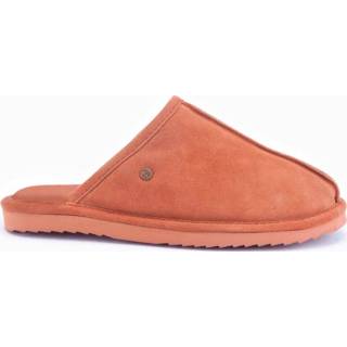 👉 Pantoffels bruin suede mannen Warmbat Barron BRR421025 Cognac maat