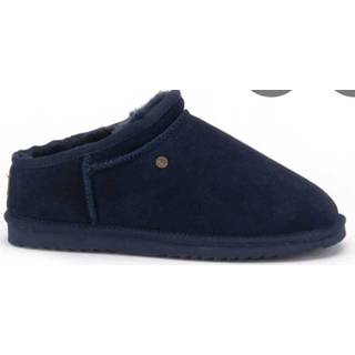👉 Pantoffels damesschoenen vrouwen blauw Warmbat conner cnr421045 donker 8719394044621 8719394044652