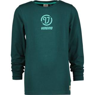 👉 Shirt elastane jongens male groen Vingino T-shirt jackson 8720386354734 8720386354772