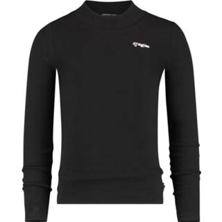 👉 Short sleeve vrouwen zwart Vingino sleeves turtle neck 8720386058731